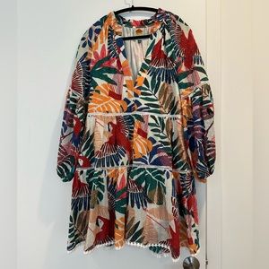 Farm Rio Macaw Mini Dress - Size XS